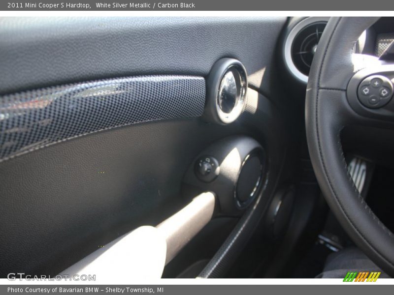 White Silver Metallic / Carbon Black 2011 Mini Cooper S Hardtop