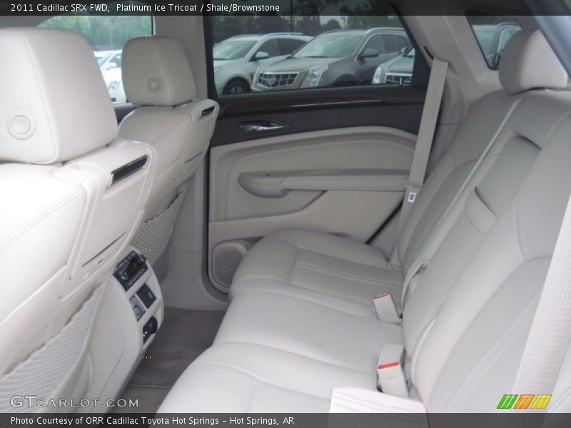 Platinum Ice Tricoat / Shale/Brownstone 2011 Cadillac SRX FWD