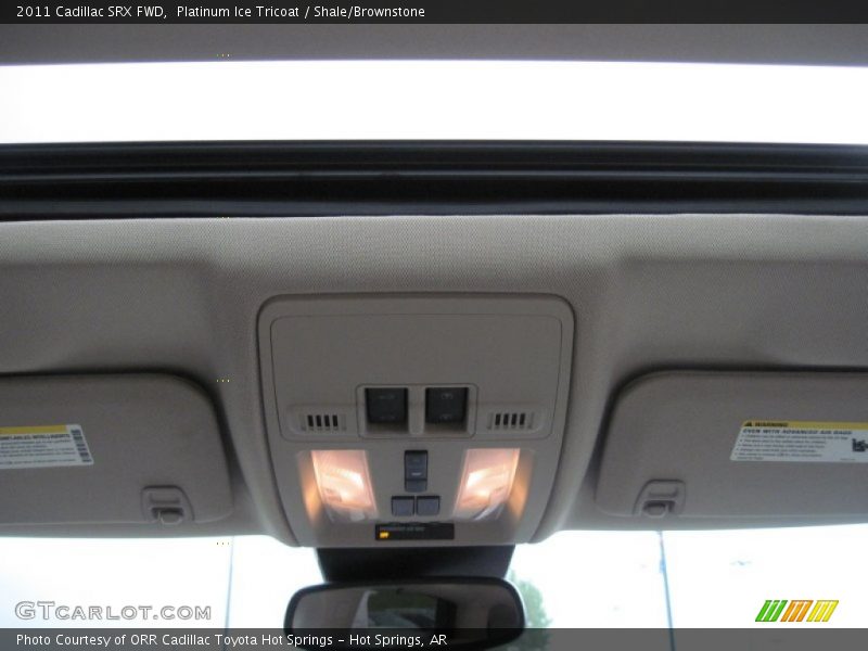 Platinum Ice Tricoat / Shale/Brownstone 2011 Cadillac SRX FWD