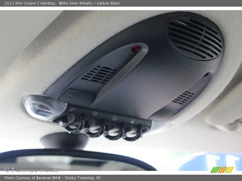 White Silver Metallic / Carbon Black 2011 Mini Cooper S Hardtop