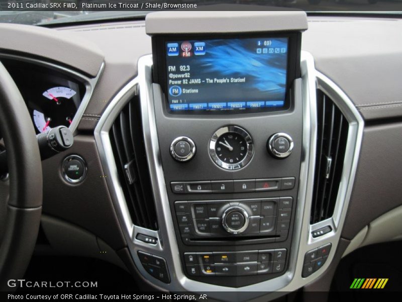 Platinum Ice Tricoat / Shale/Brownstone 2011 Cadillac SRX FWD
