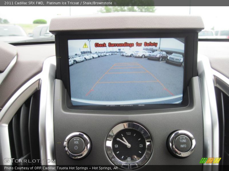 Platinum Ice Tricoat / Shale/Brownstone 2011 Cadillac SRX FWD