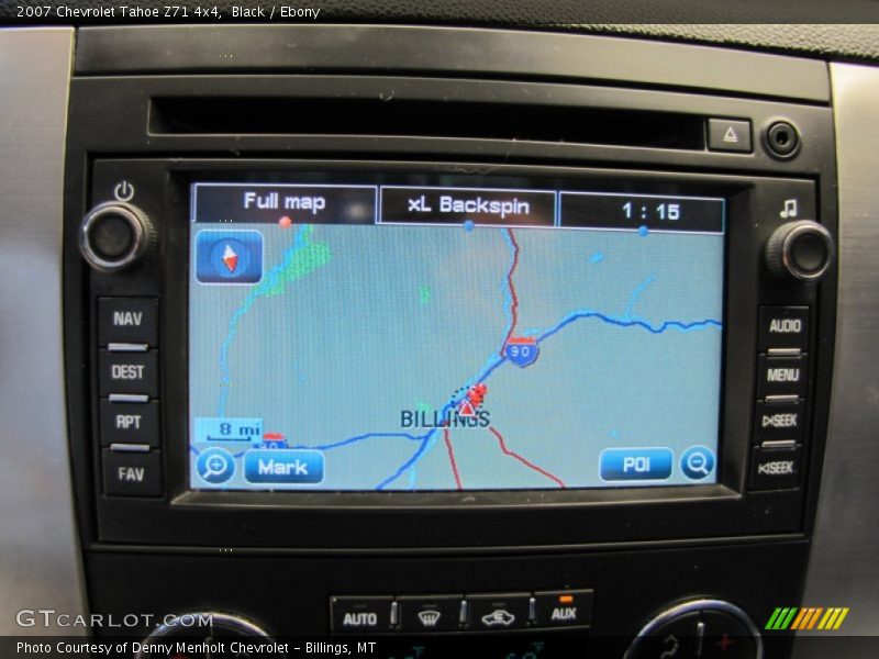 Navigation of 2007 Tahoe Z71 4x4