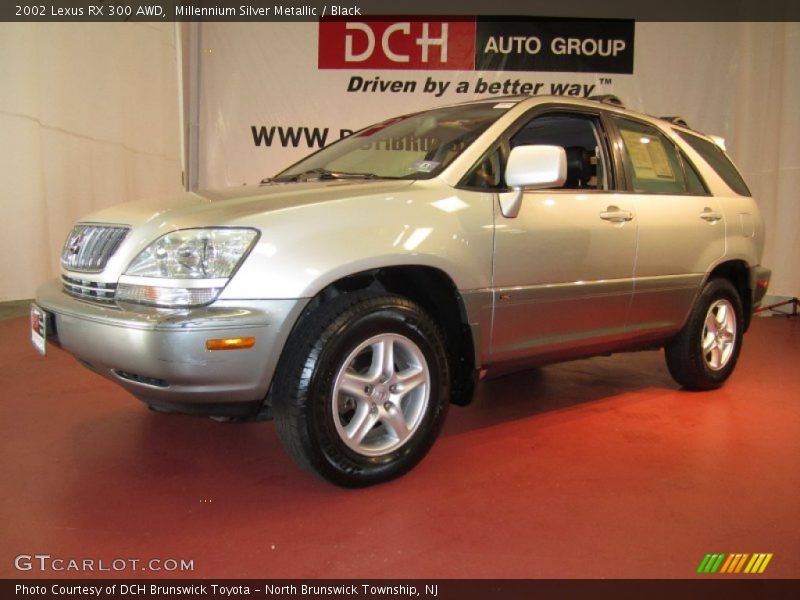 Millennium Silver Metallic / Black 2002 Lexus RX 300 AWD