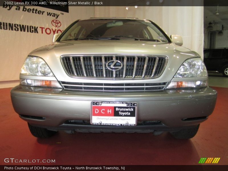 Millennium Silver Metallic / Black 2002 Lexus RX 300 AWD