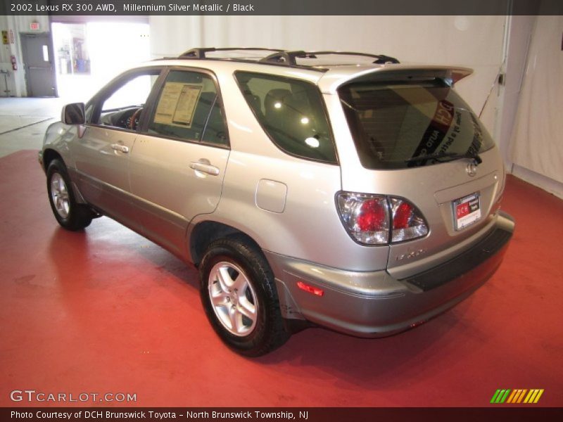 Millennium Silver Metallic / Black 2002 Lexus RX 300 AWD
