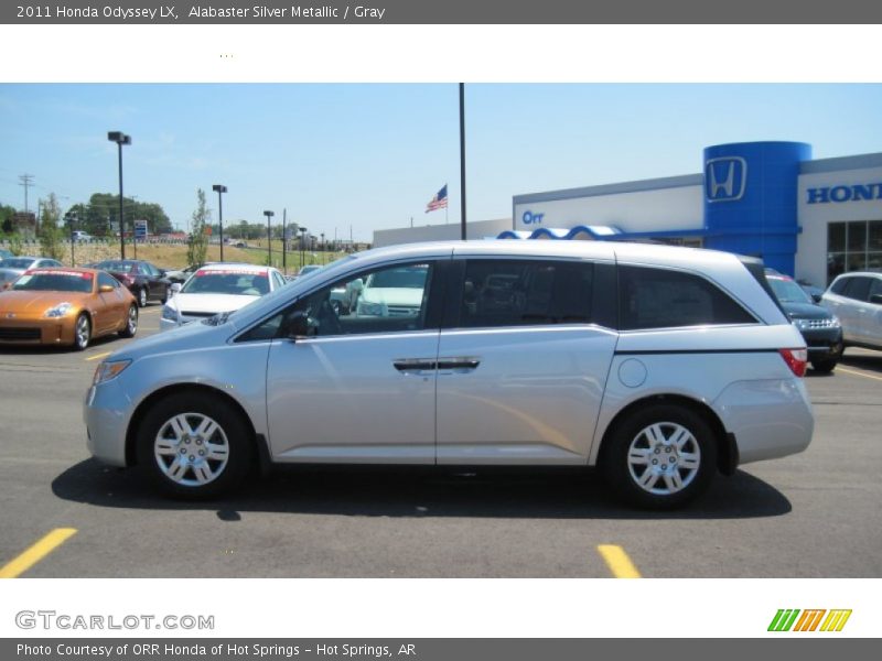 Alabaster Silver Metallic / Gray 2011 Honda Odyssey LX