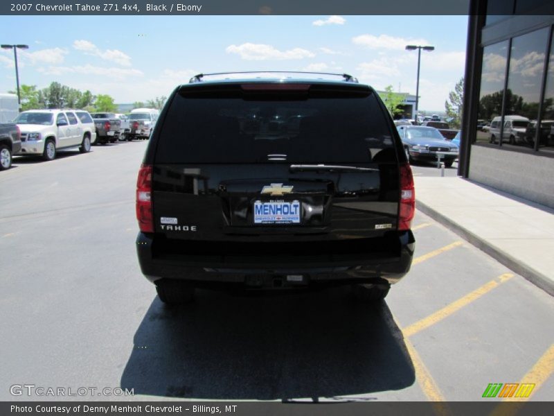 Black / Ebony 2007 Chevrolet Tahoe Z71 4x4
