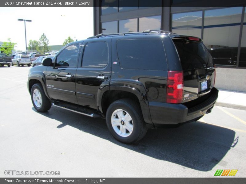 Black / Ebony 2007 Chevrolet Tahoe Z71 4x4