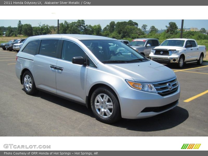 Alabaster Silver Metallic / Gray 2011 Honda Odyssey LX