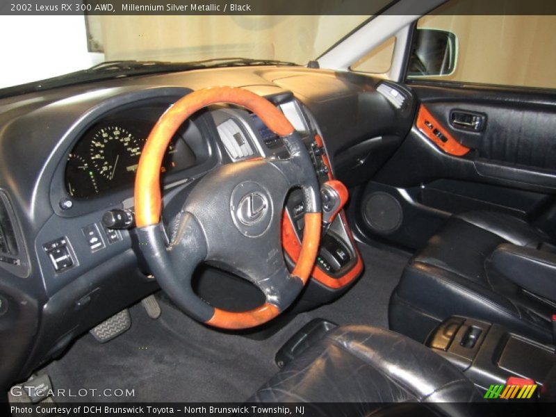 Millennium Silver Metallic / Black 2002 Lexus RX 300 AWD