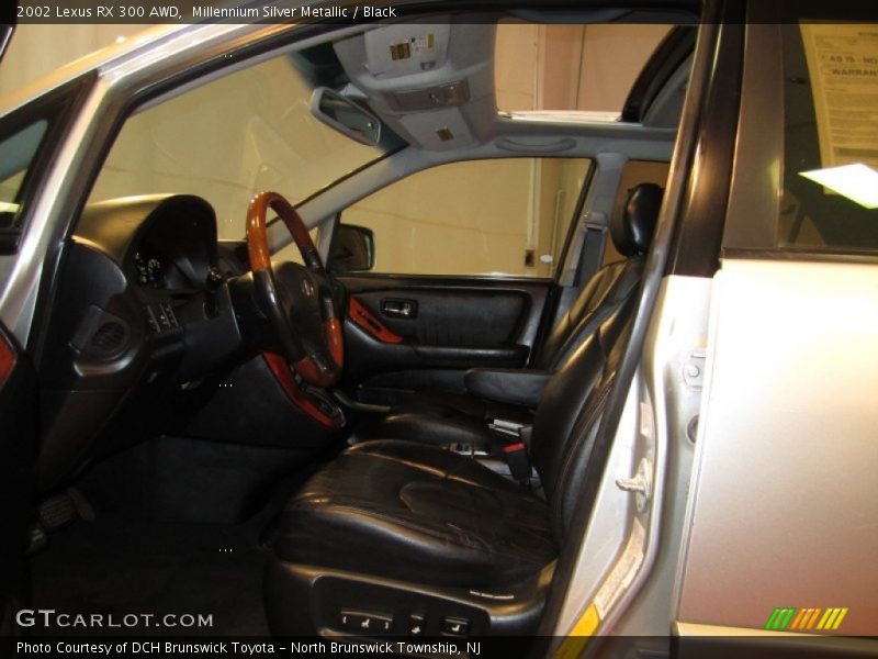 Millennium Silver Metallic / Black 2002 Lexus RX 300 AWD
