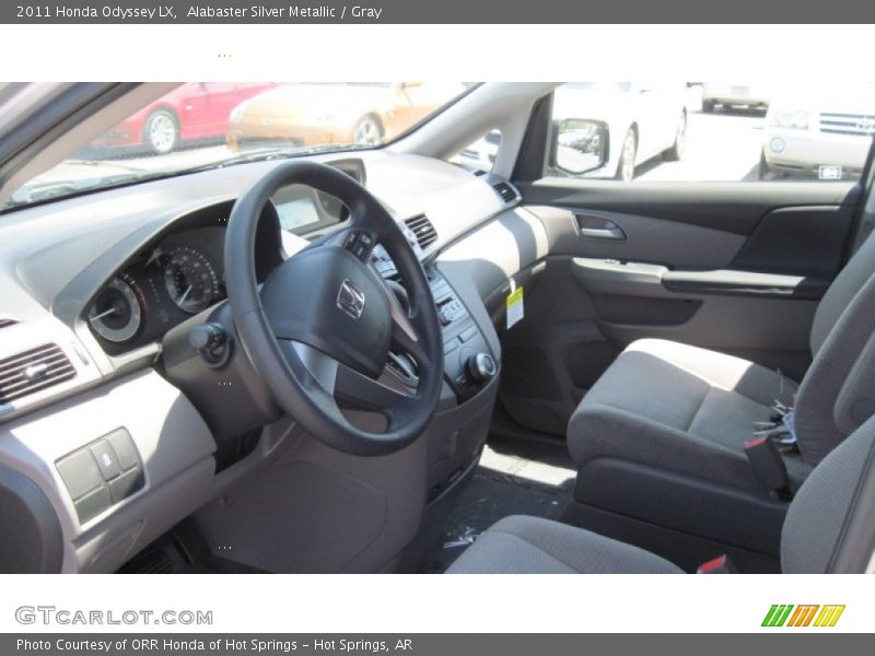 Alabaster Silver Metallic / Gray 2011 Honda Odyssey LX