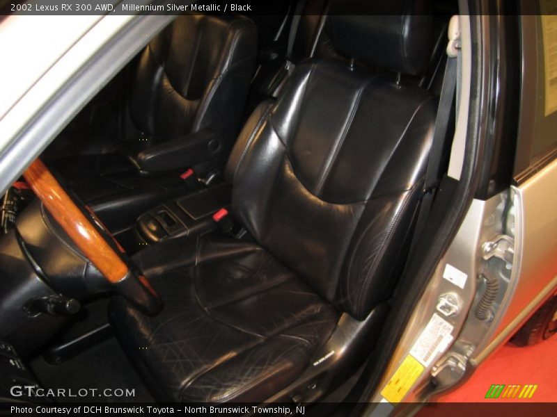 Millennium Silver Metallic / Black 2002 Lexus RX 300 AWD