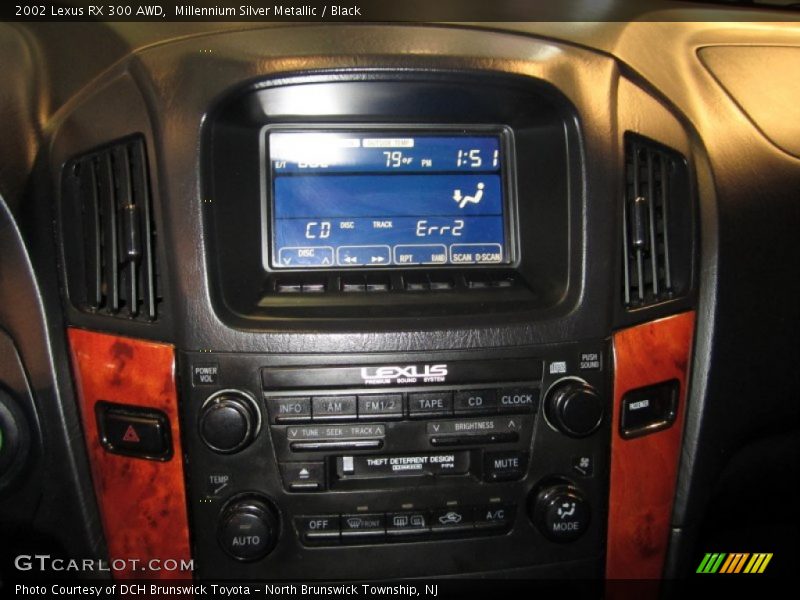 Millennium Silver Metallic / Black 2002 Lexus RX 300 AWD