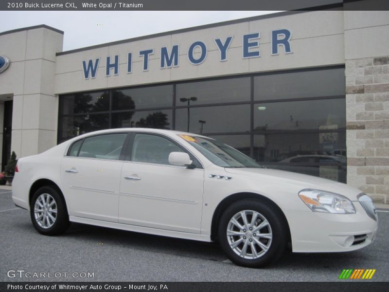 White Opal / Titanium 2010 Buick Lucerne CXL