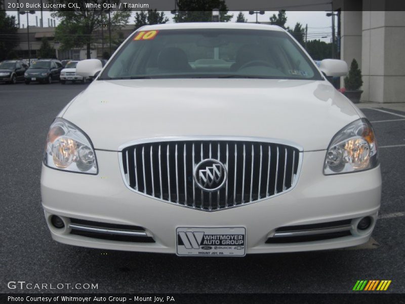 White Opal / Titanium 2010 Buick Lucerne CXL