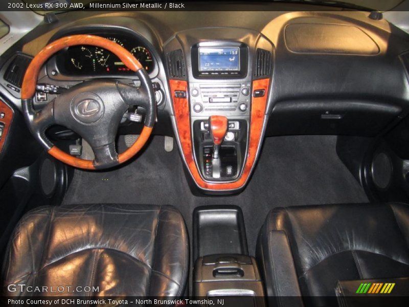 Millennium Silver Metallic / Black 2002 Lexus RX 300 AWD