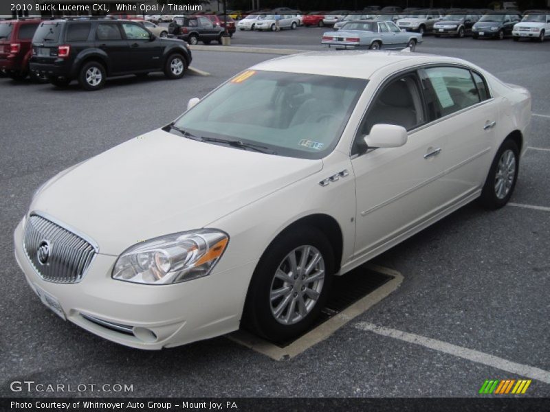 White Opal / Titanium 2010 Buick Lucerne CXL