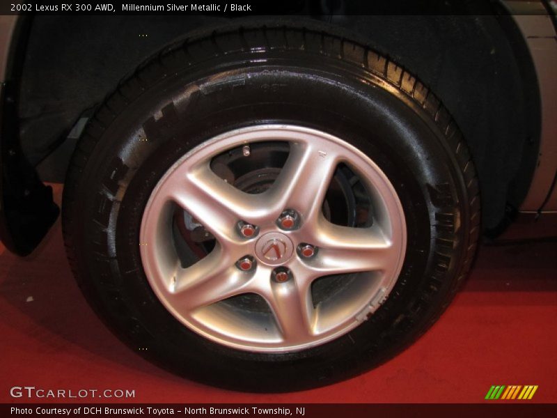 Millennium Silver Metallic / Black 2002 Lexus RX 300 AWD