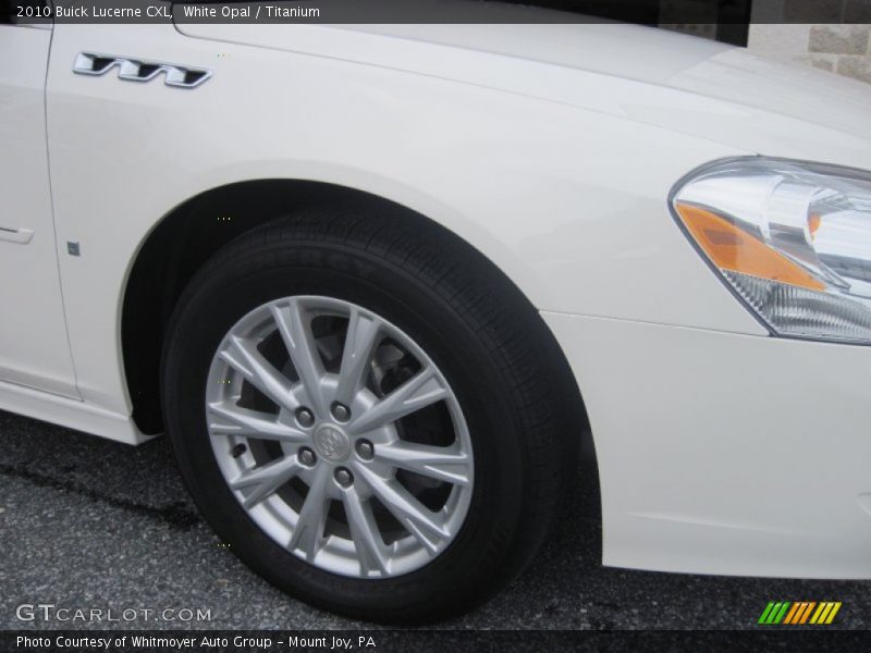 White Opal / Titanium 2010 Buick Lucerne CXL