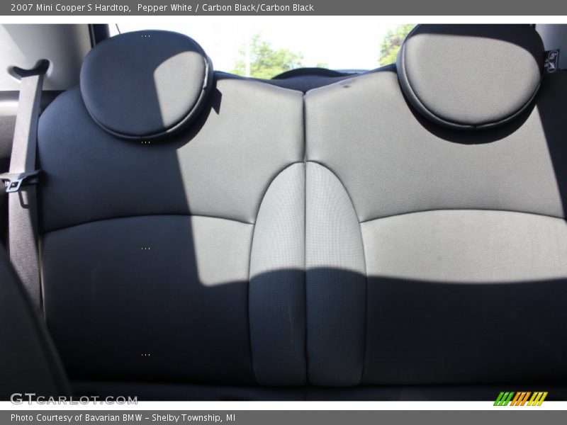 Pepper White / Carbon Black/Carbon Black 2007 Mini Cooper S Hardtop