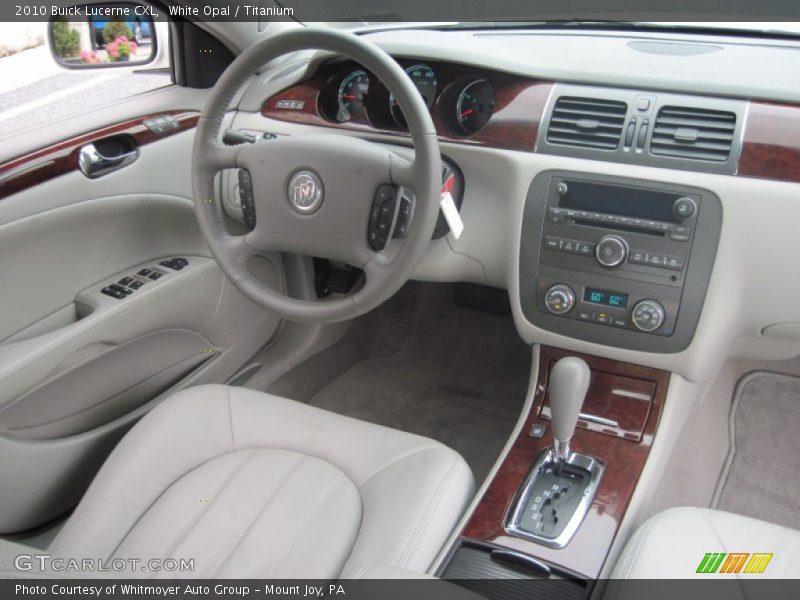 White Opal / Titanium 2010 Buick Lucerne CXL