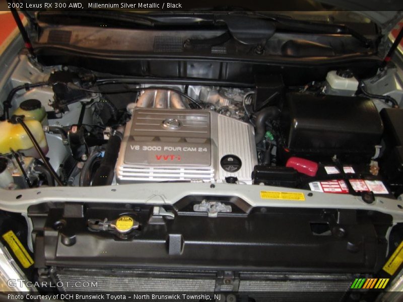 Millennium Silver Metallic / Black 2002 Lexus RX 300 AWD