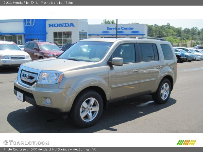 Mocha Metallic / Beige 2011 Honda Pilot EX-L