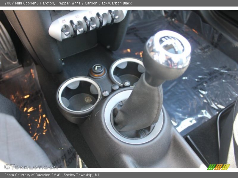 Pepper White / Carbon Black/Carbon Black 2007 Mini Cooper S Hardtop