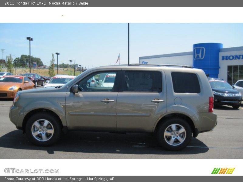 Mocha Metallic / Beige 2011 Honda Pilot EX-L