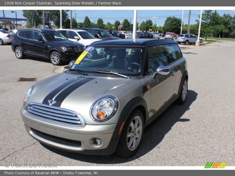 Sparkling Silver Metallic / Panther Black 2008 Mini Cooper Clubman