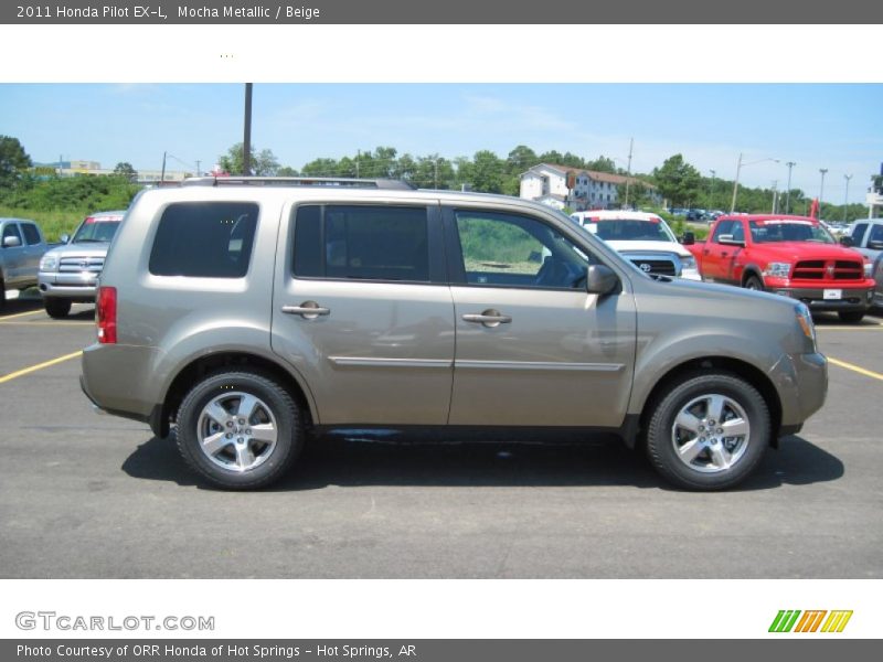 Mocha Metallic / Beige 2011 Honda Pilot EX-L