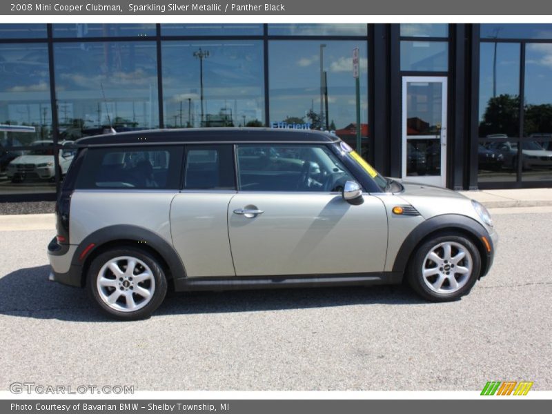 Sparkling Silver Metallic / Panther Black 2008 Mini Cooper Clubman