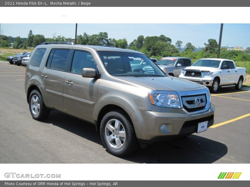Mocha Metallic / Beige 2011 Honda Pilot EX-L