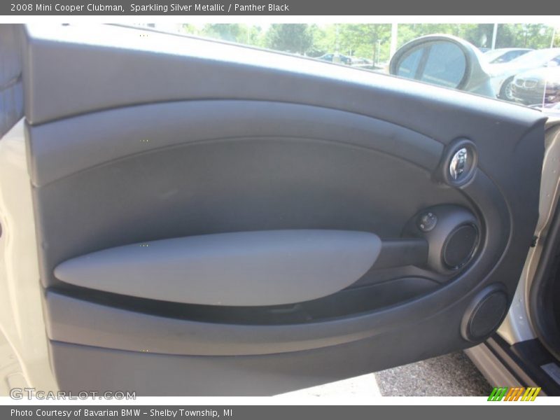Sparkling Silver Metallic / Panther Black 2008 Mini Cooper Clubman