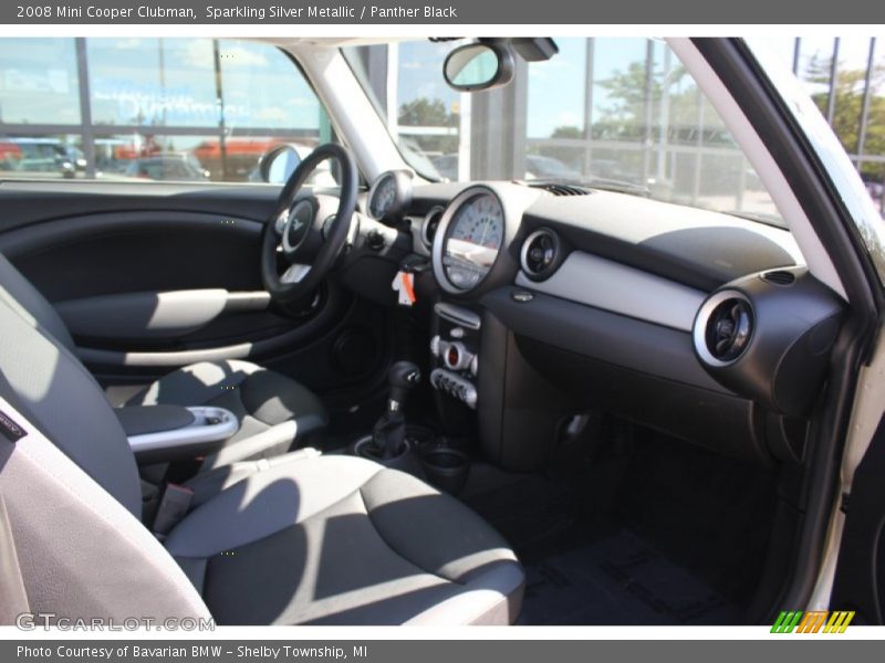 Sparkling Silver Metallic / Panther Black 2008 Mini Cooper Clubman