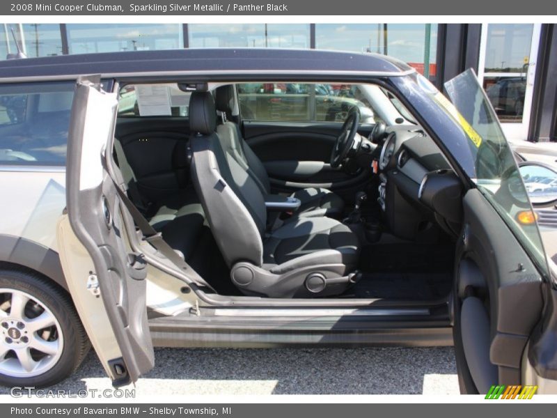 Sparkling Silver Metallic / Panther Black 2008 Mini Cooper Clubman