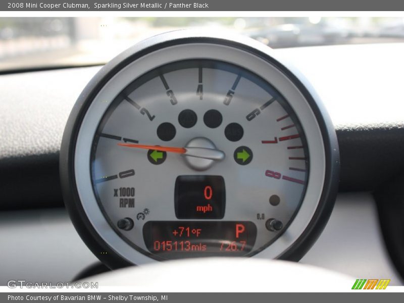 Sparkling Silver Metallic / Panther Black 2008 Mini Cooper Clubman