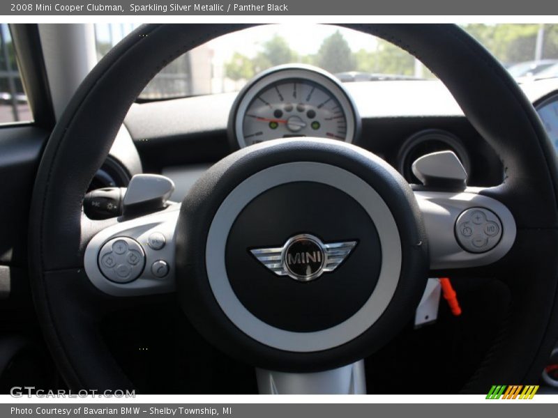 Sparkling Silver Metallic / Panther Black 2008 Mini Cooper Clubman