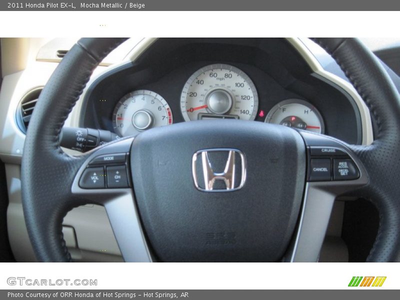 Mocha Metallic / Beige 2011 Honda Pilot EX-L