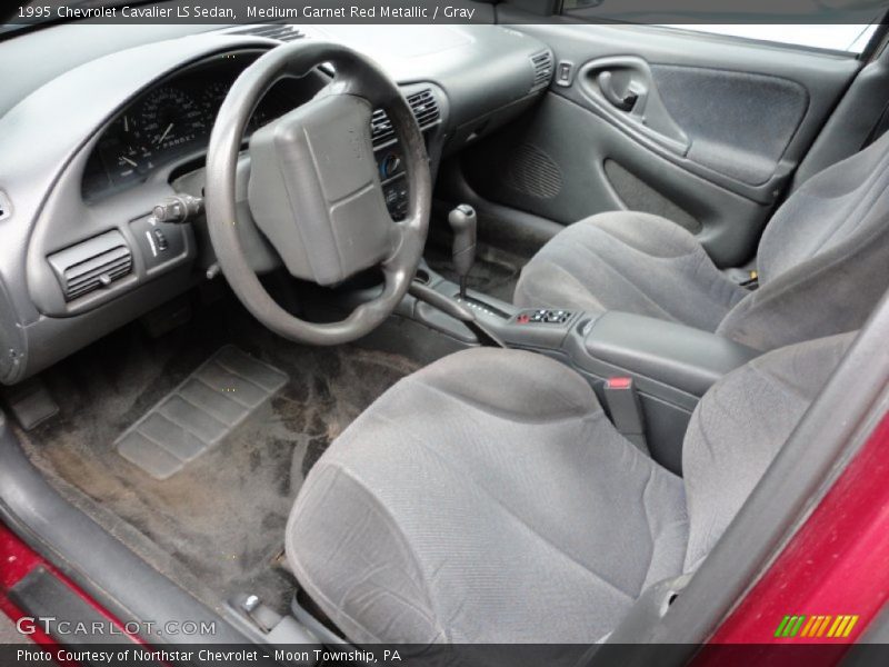 Gray Interior - 1995 Cavalier LS Sedan 