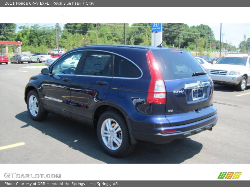 Royal Blue Pearl / Gray 2011 Honda CR-V EX-L