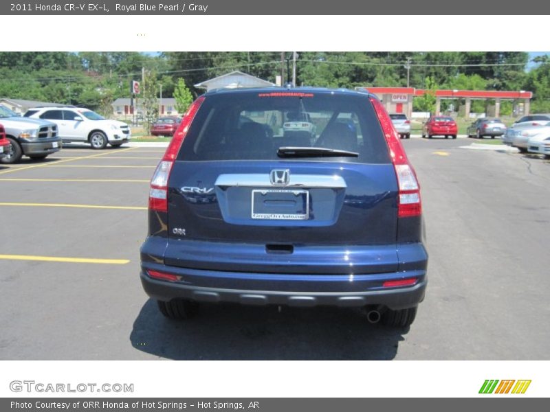 Royal Blue Pearl / Gray 2011 Honda CR-V EX-L