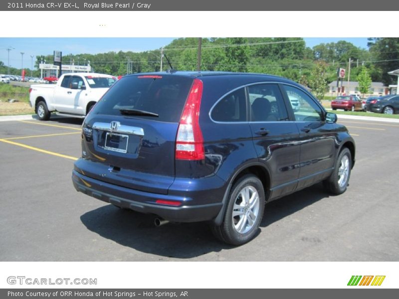Royal Blue Pearl / Gray 2011 Honda CR-V EX-L