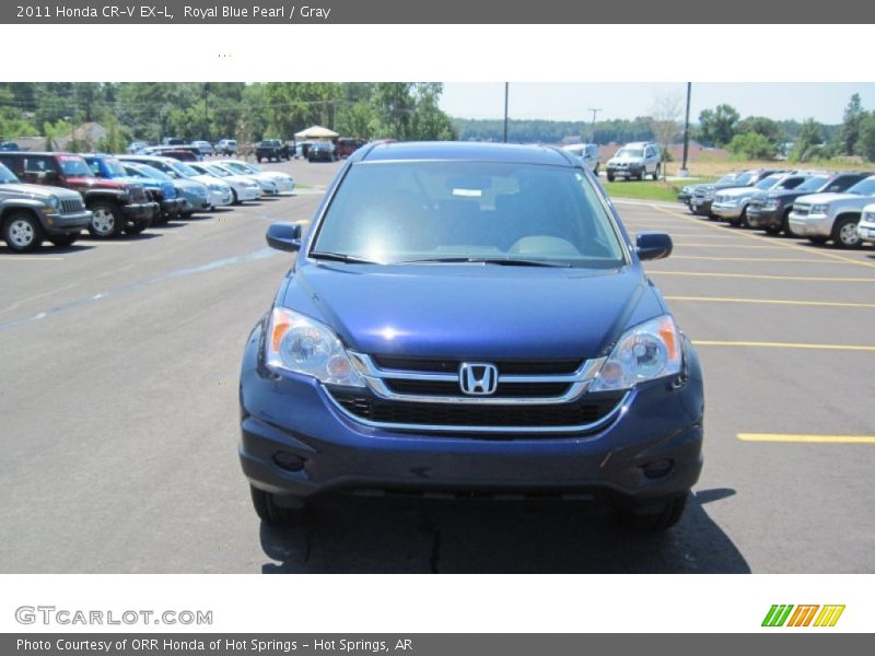 Royal Blue Pearl / Gray 2011 Honda CR-V EX-L