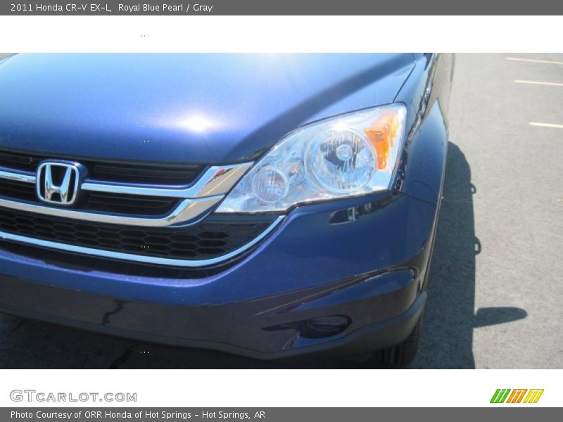 Royal Blue Pearl / Gray 2011 Honda CR-V EX-L