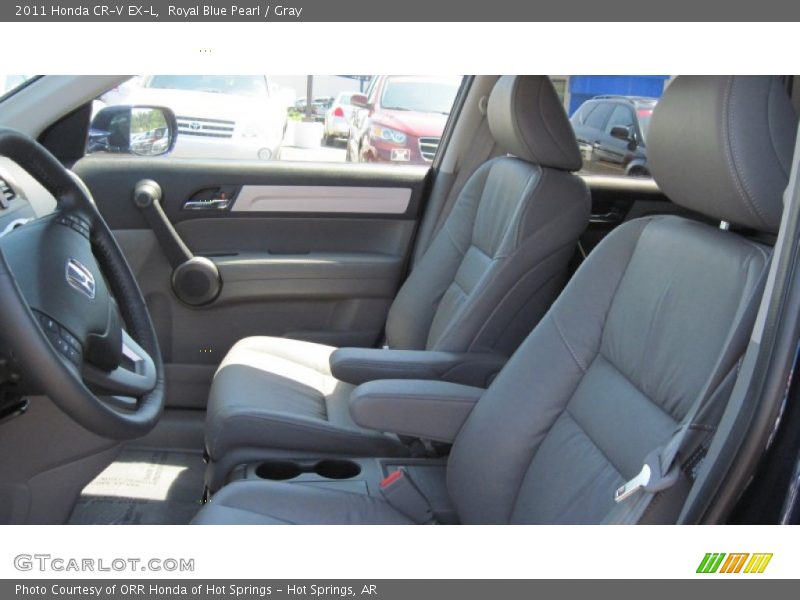 Royal Blue Pearl / Gray 2011 Honda CR-V EX-L