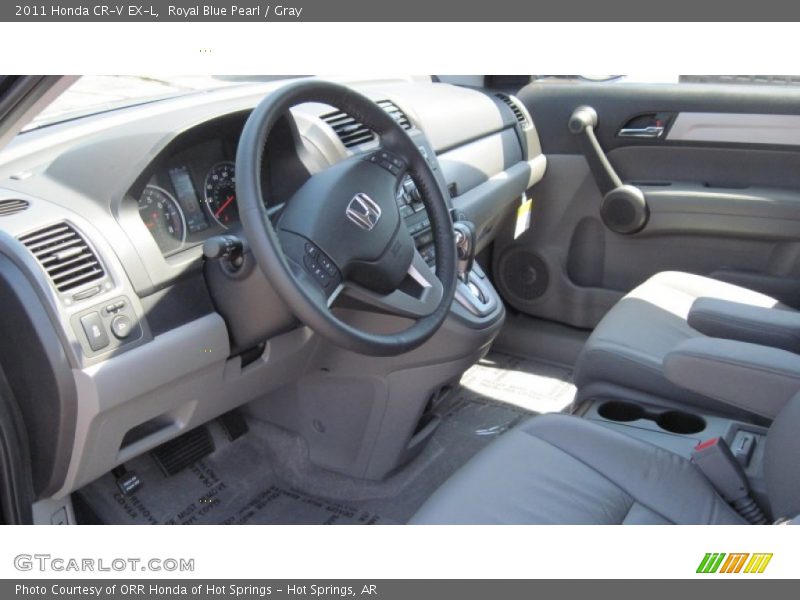 Royal Blue Pearl / Gray 2011 Honda CR-V EX-L