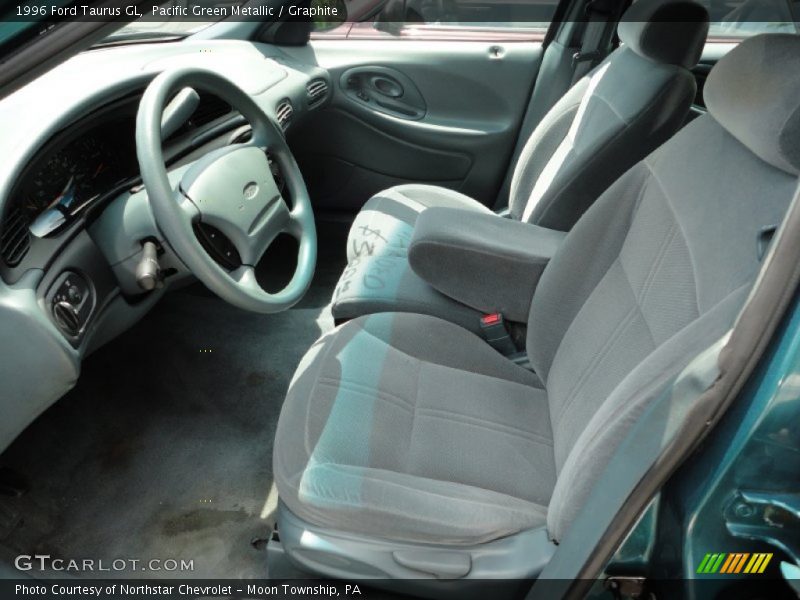 Pacific Green Metallic / Graphite 1996 Ford Taurus GL